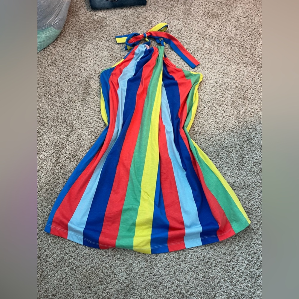 ASOS Halter Striped Dress